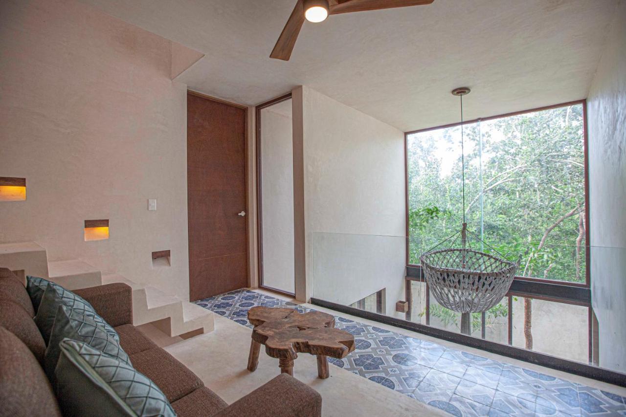 Calma Jungle Villas Tulum Pueblo Buitenkant foto
